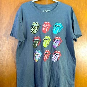 Rolling Stone t-shirt. Gray base color.